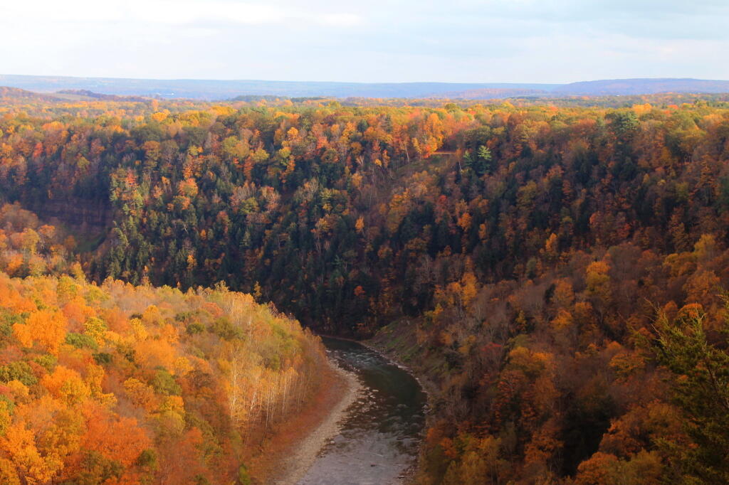 Photo: Geneseo River Twists Through Valley