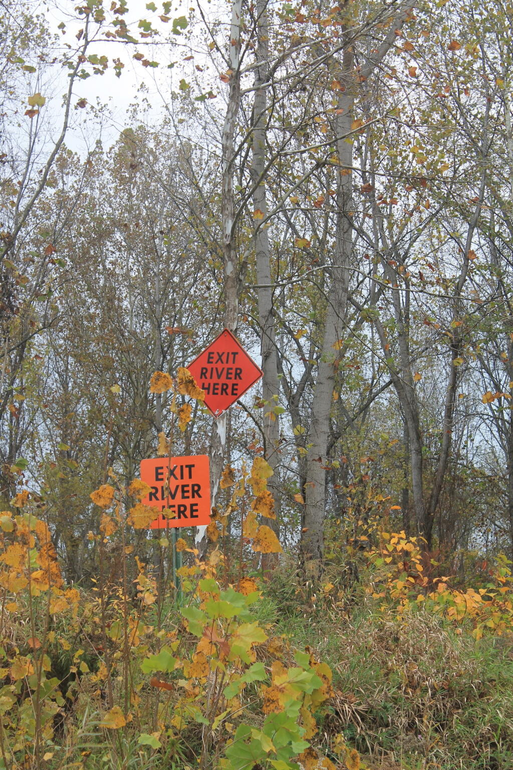Photo: Exit River Here