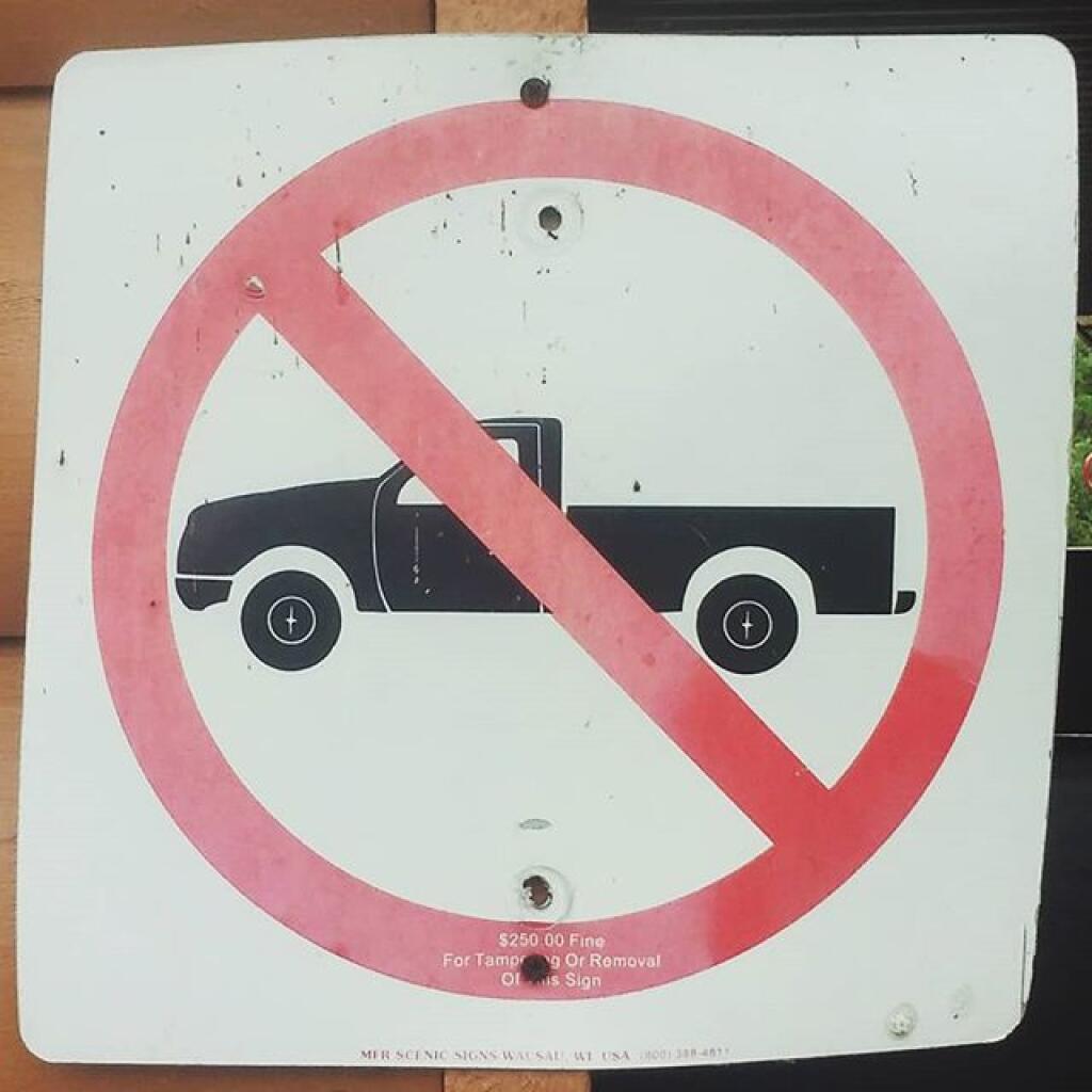 Photo: This sign offends me. Take it down!