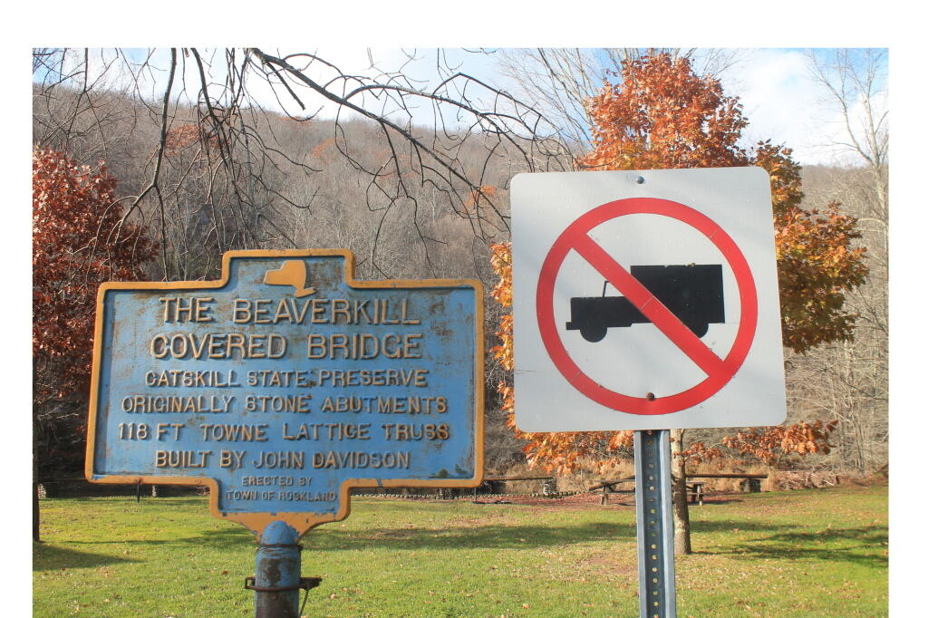 Photo: Beaverkill Historic Bridge Sign