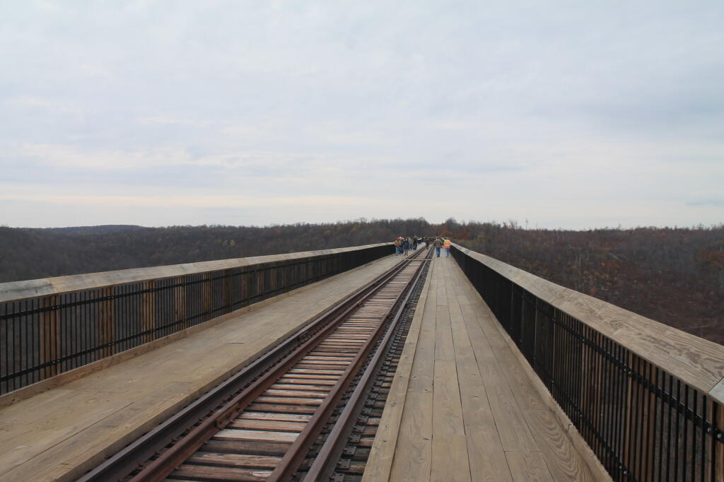 Photo: Walking Out on the Bridge