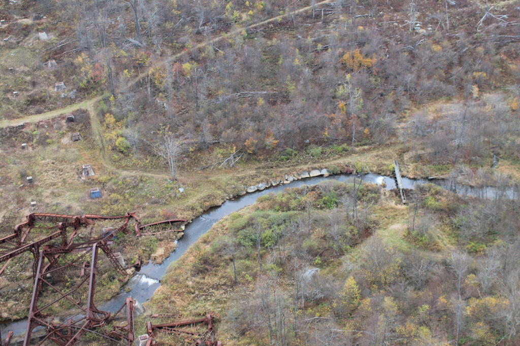Photo: Kinzua Creek Below Bridge Remains