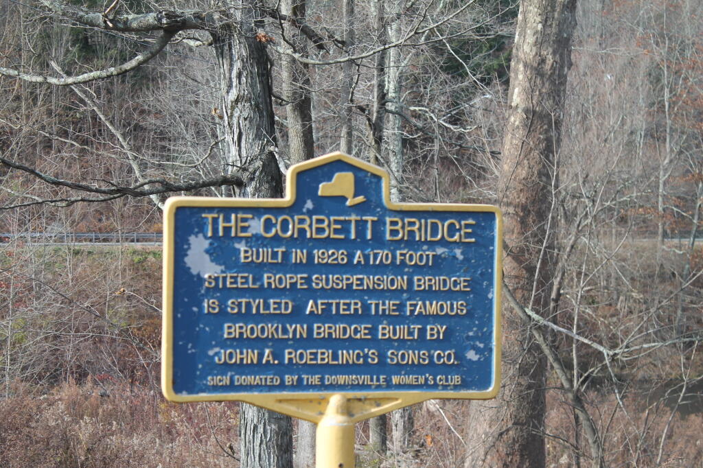 Photo: Corbett Bridge Historical Marker