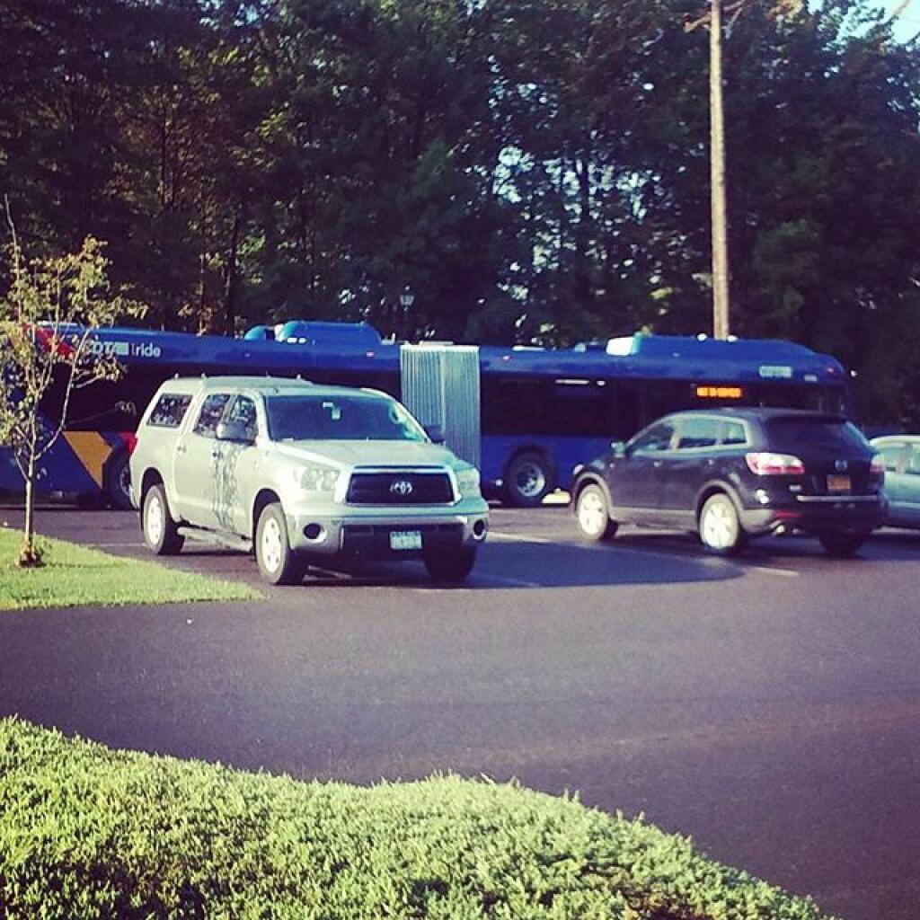 Photo: The ever so popular and long Voorheesville Bus