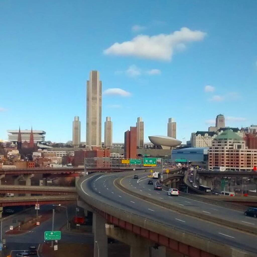 Photo: Heading downtown