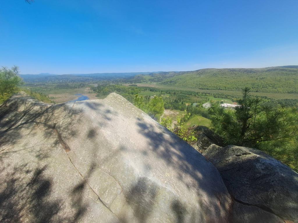 Photo: Rock overlooking Stockbridge