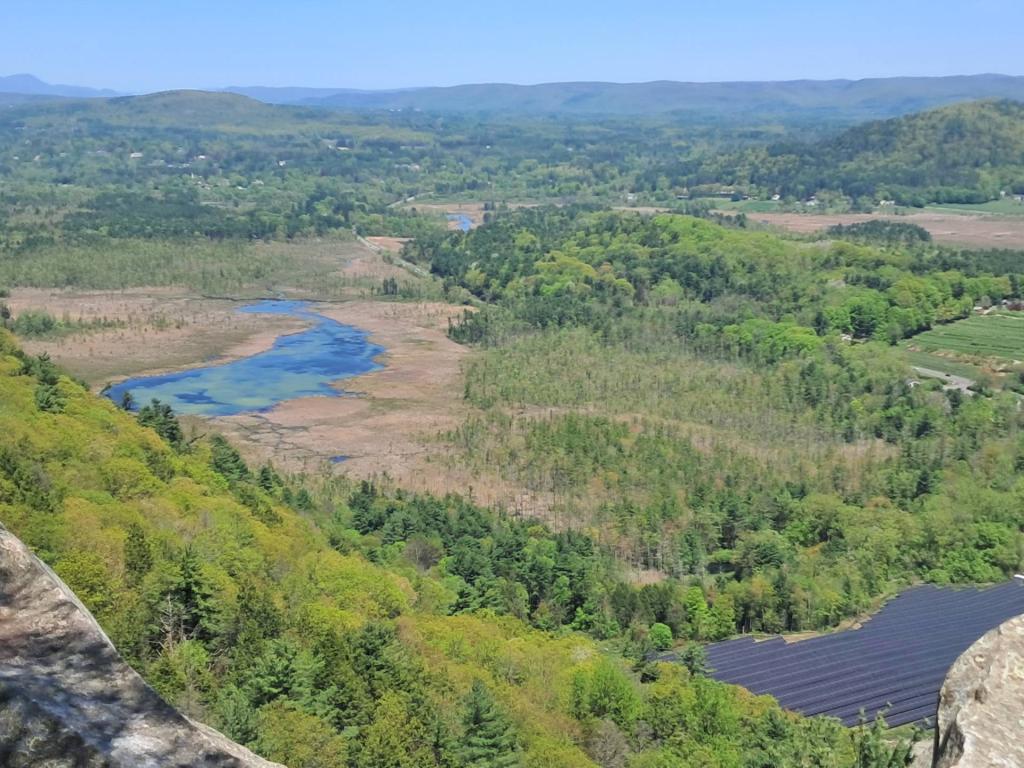 Photo: Agawam Lake - Stockbridge in the Distance