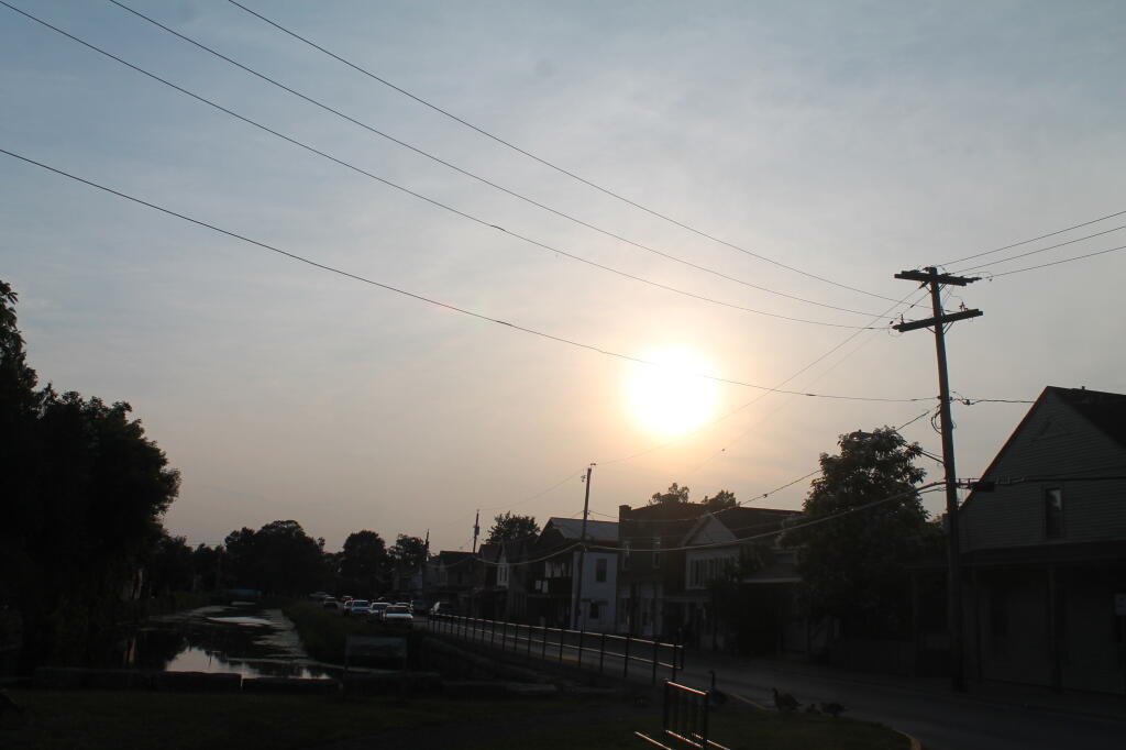 Photo: Haze Over the Old Erie Canal