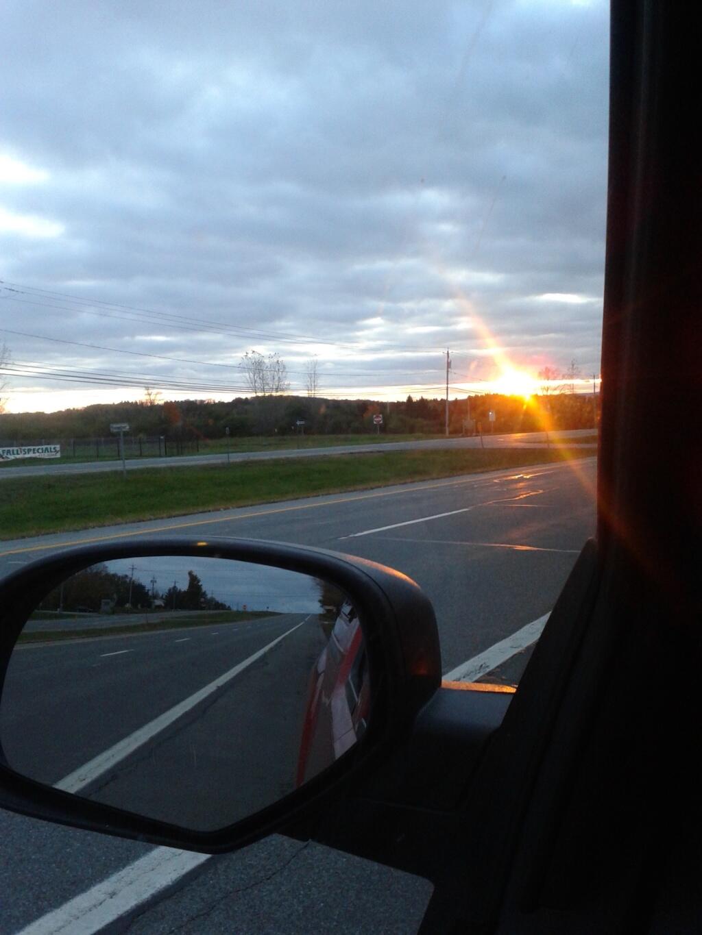 Photo: Sunset Outside of Cazenovia