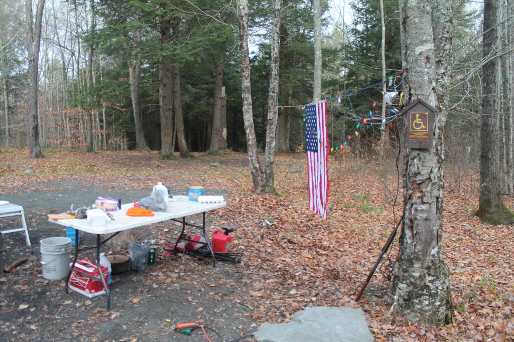 Photo: Camping at the Accessible Campsite on Russell Brook Road