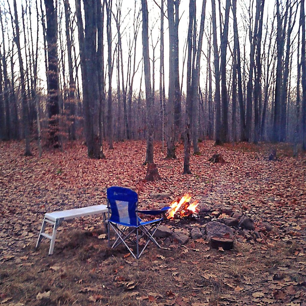 Photo: Sitting Next to the Campfire