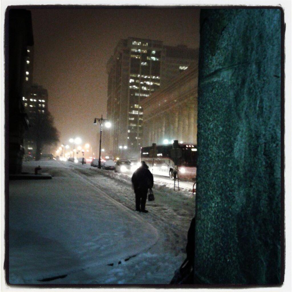 Photo: This Evening Waiting For The Bus