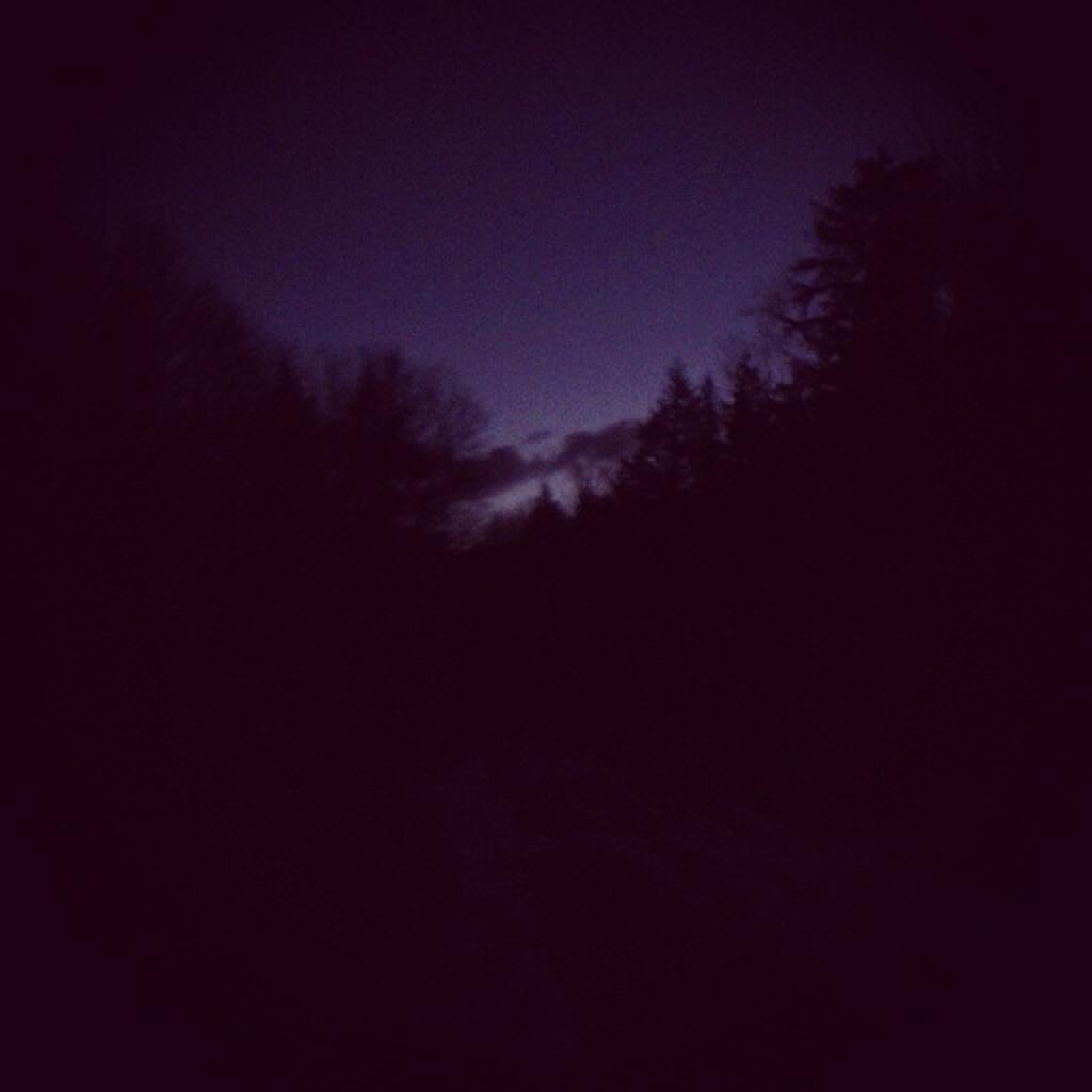 Photo: Hurrying up as the light rapidly approaching