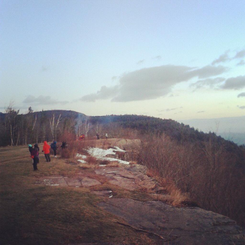 Photo: The crowds waiting for day break.