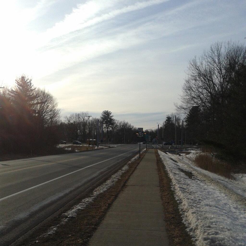Photo: Earlier this morning