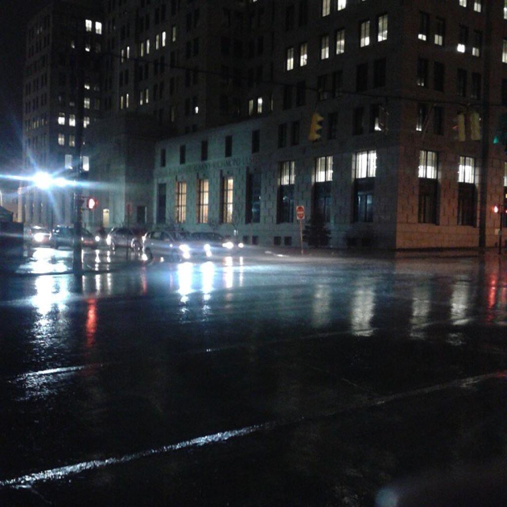 Photo: This evening at the bus stop