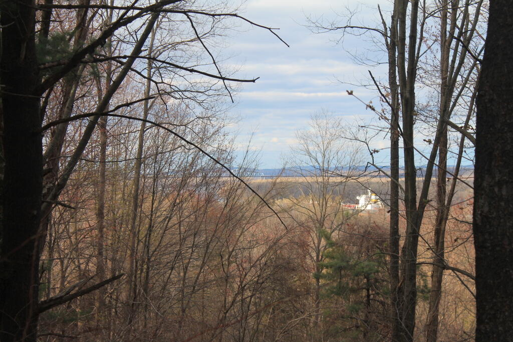 Photo: Big Barge Heading Up the River