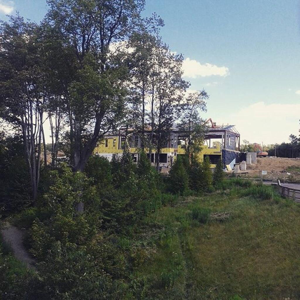 Photo: New Nature Center under construction