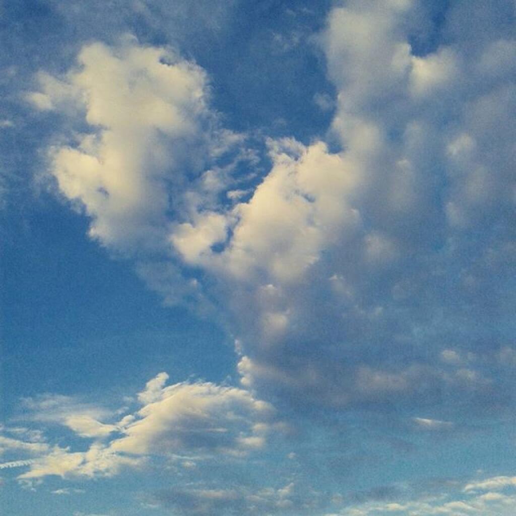 Photo: A break in the clouds