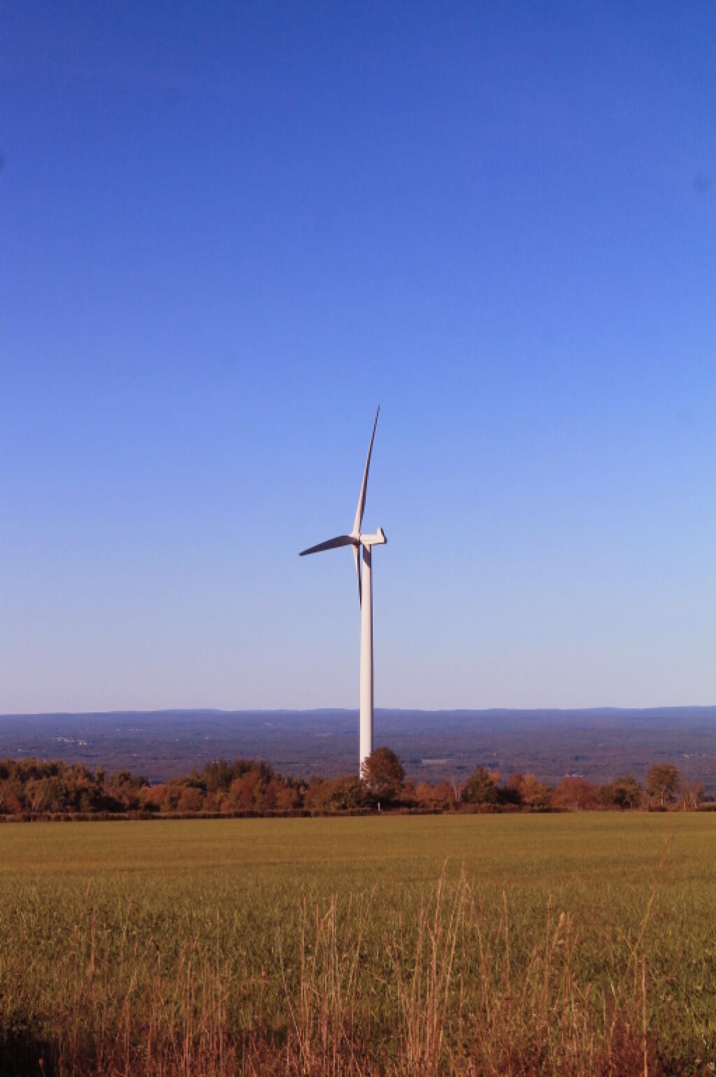 Photo: Wind Turbine Looking Towards The Adirondacks