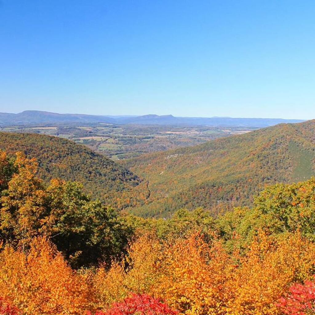 Photo: Starting to climb in the Jefferson National Forest