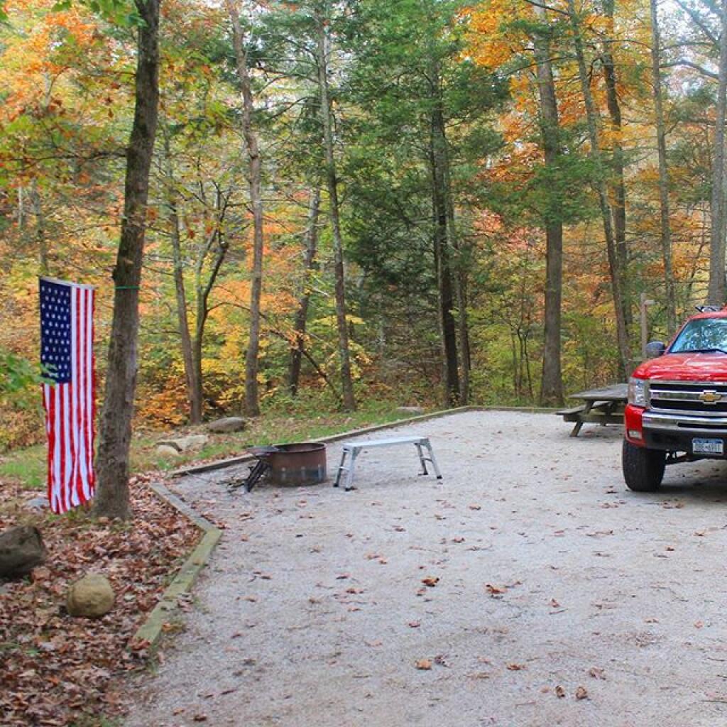 Photo: Campsites while primitive are nice Photo: Campsites while primitive are nice