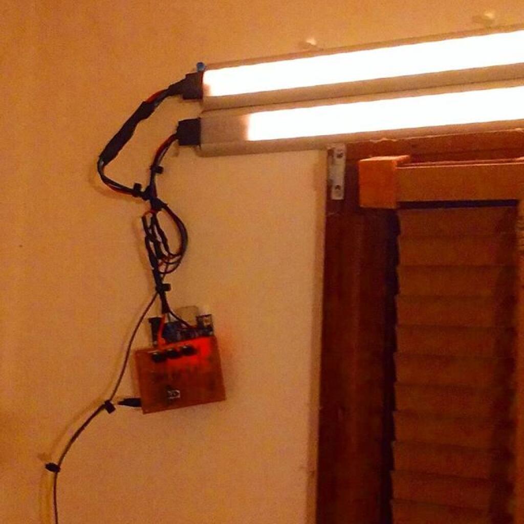 Photo: Arduino based led controller that I built in done