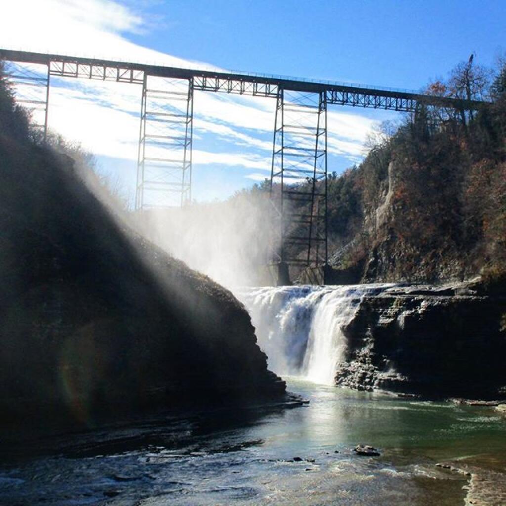 Photo: Soon to be gone Letchworth State Park Bridge