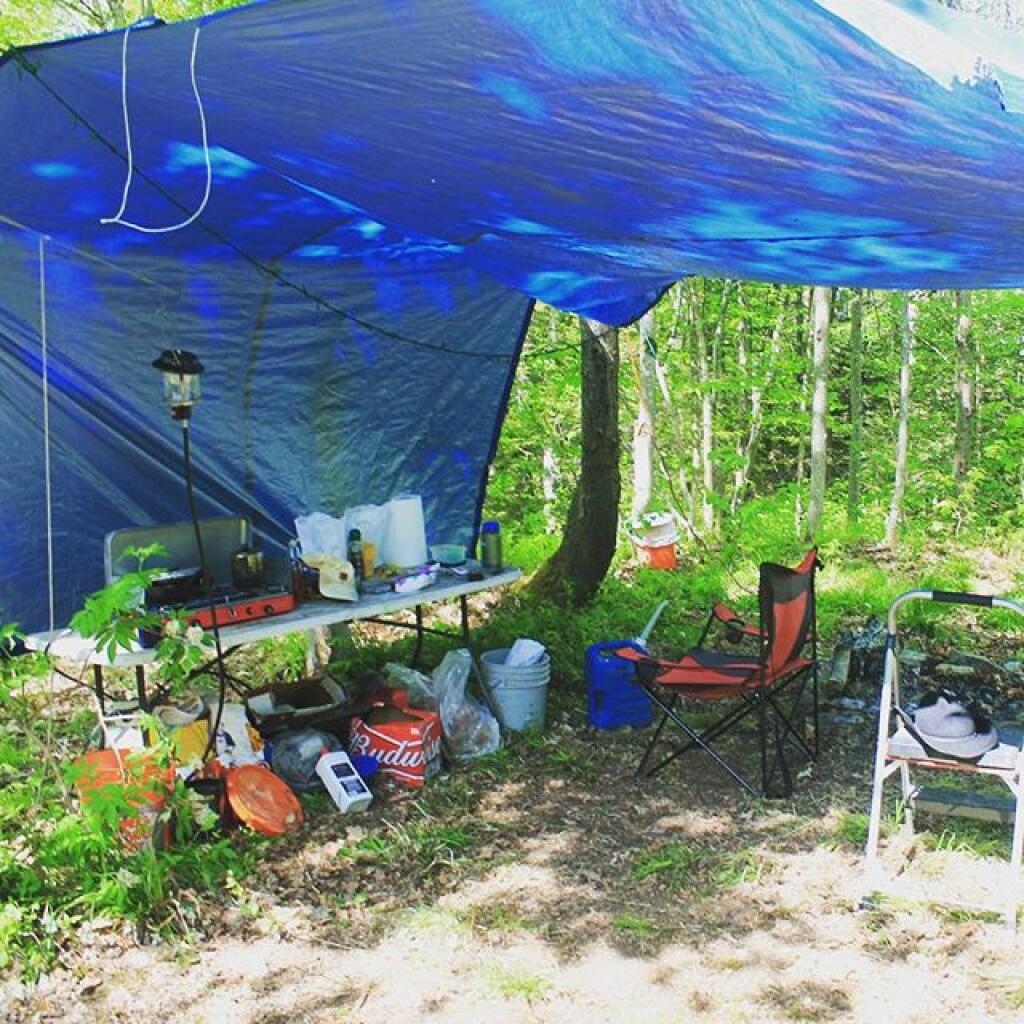 Photo: Camp. Not as messy as appears