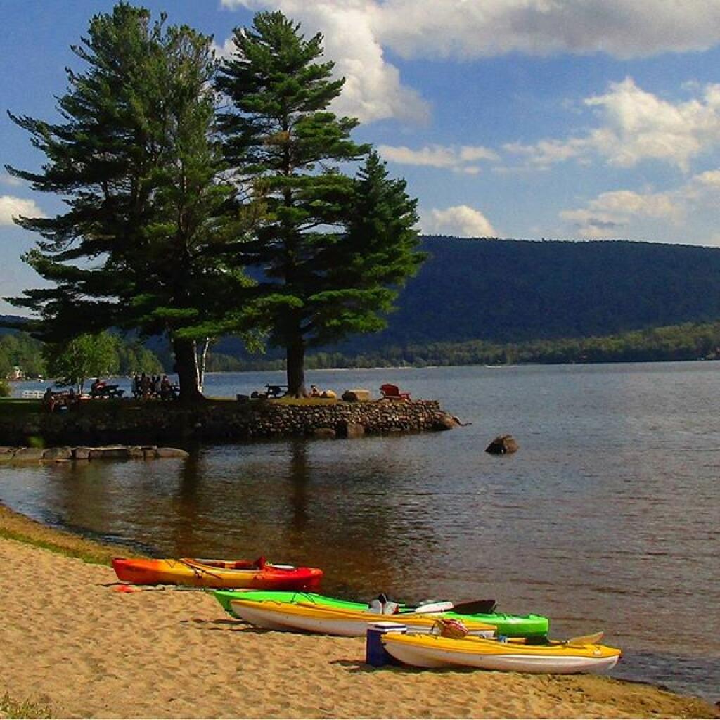 Photo: Kayak parking at the beach