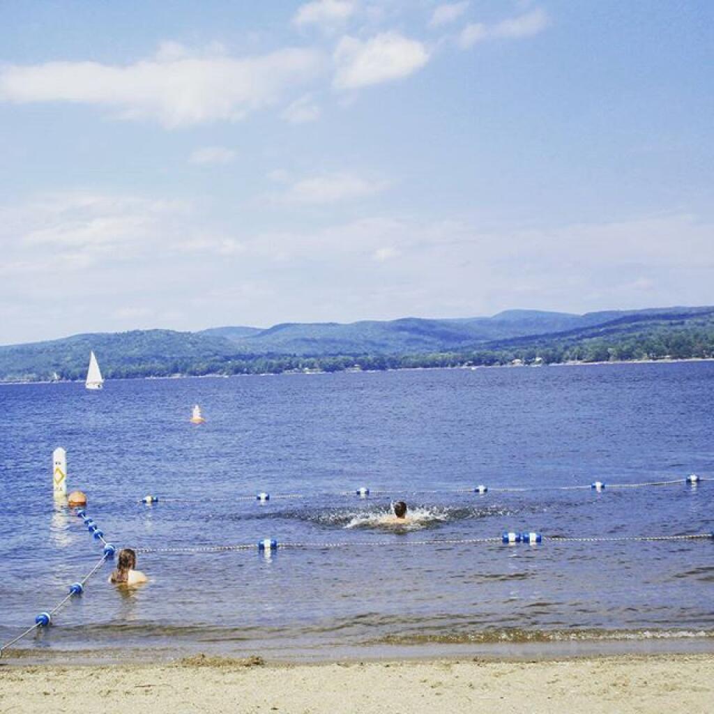 Photo: Nice but small beach