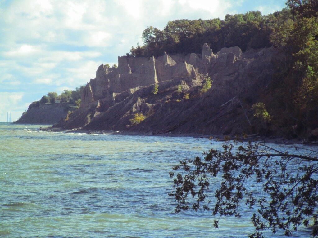 Photo: The Bluffs And Oswego Smoke Stacks In The Distance