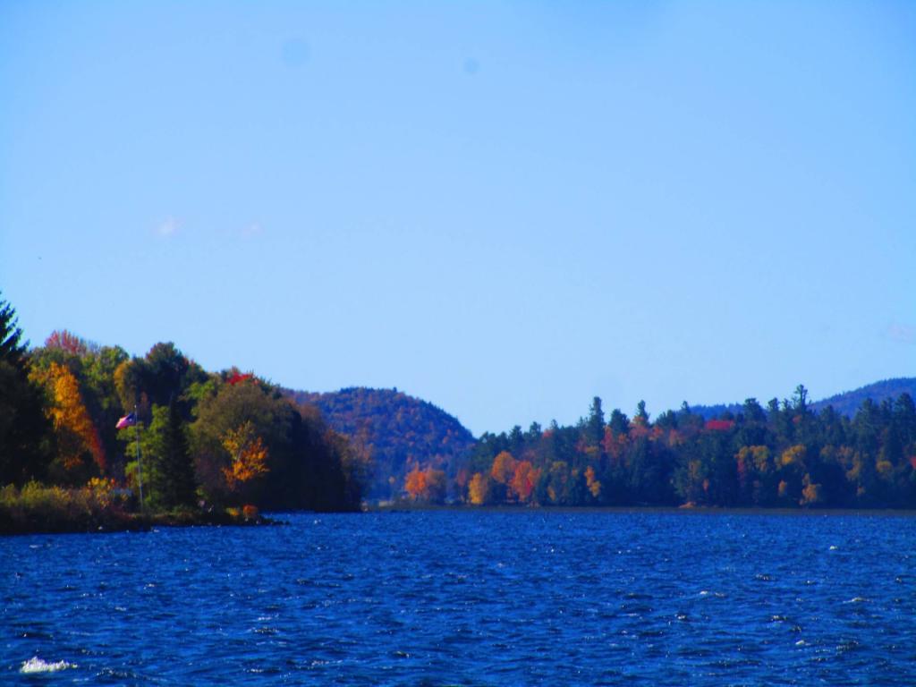 Photo: Cold but colorful on Tupper Lake