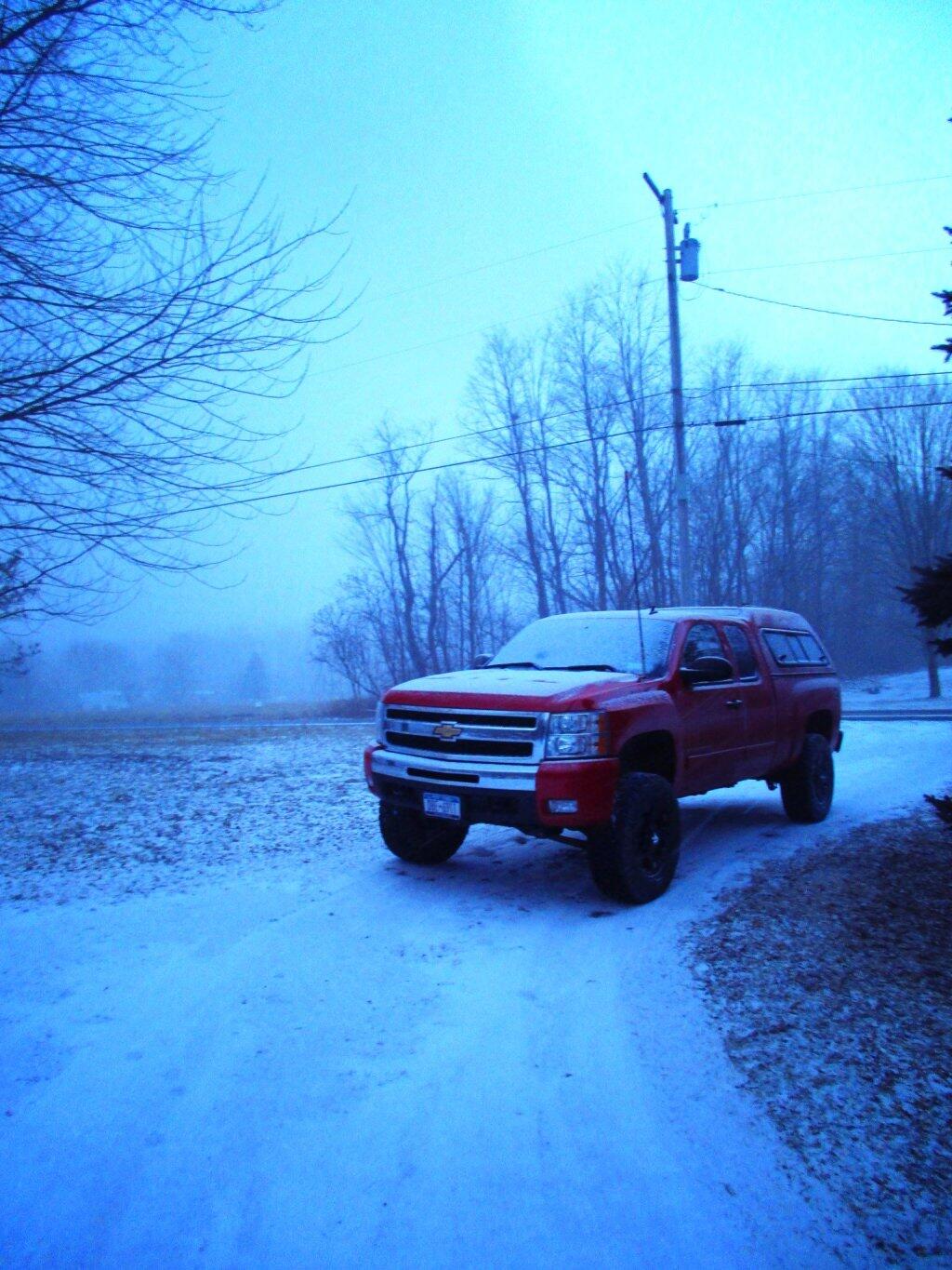 Photo: Snow Covered Big Red