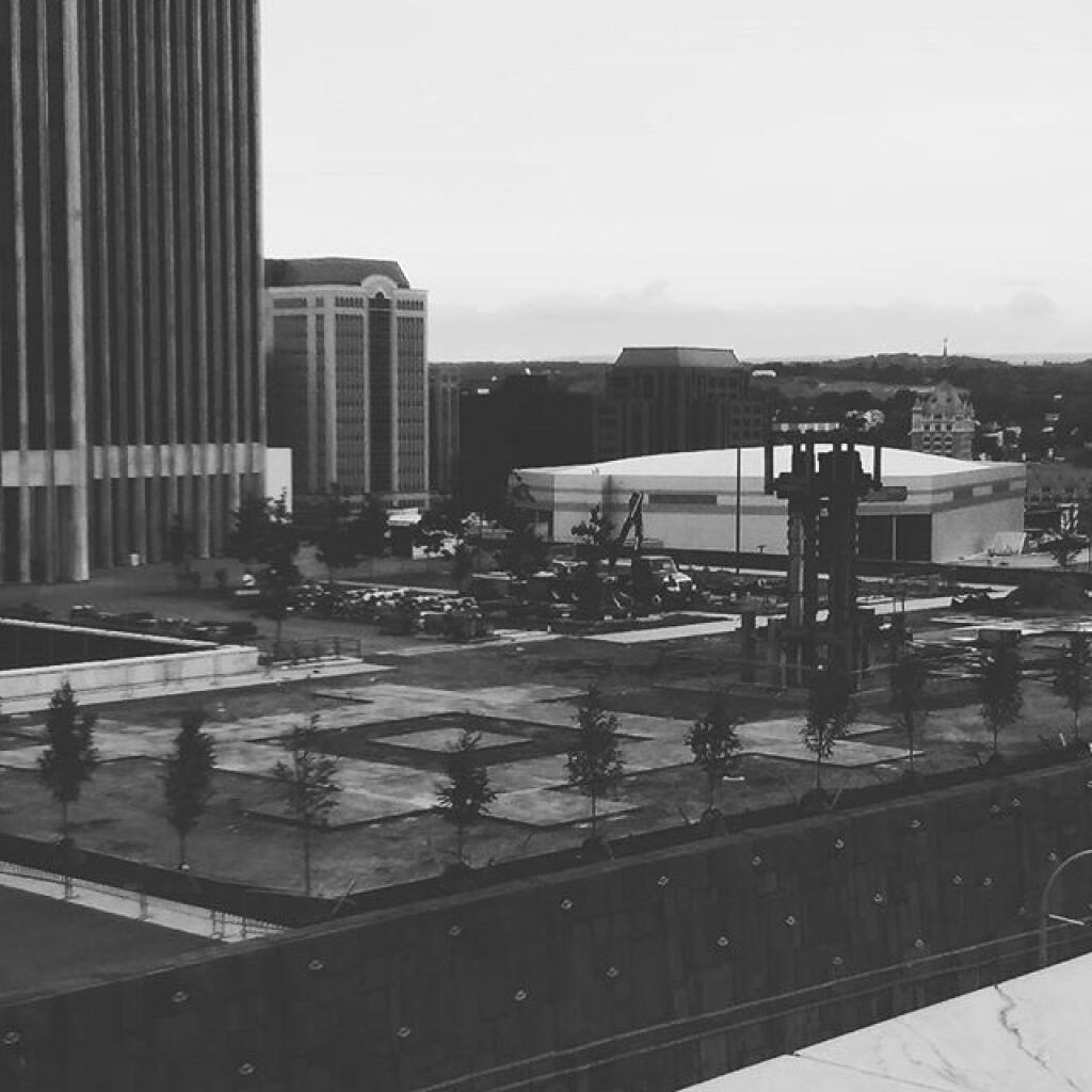 Photo: Labyrinth Construction