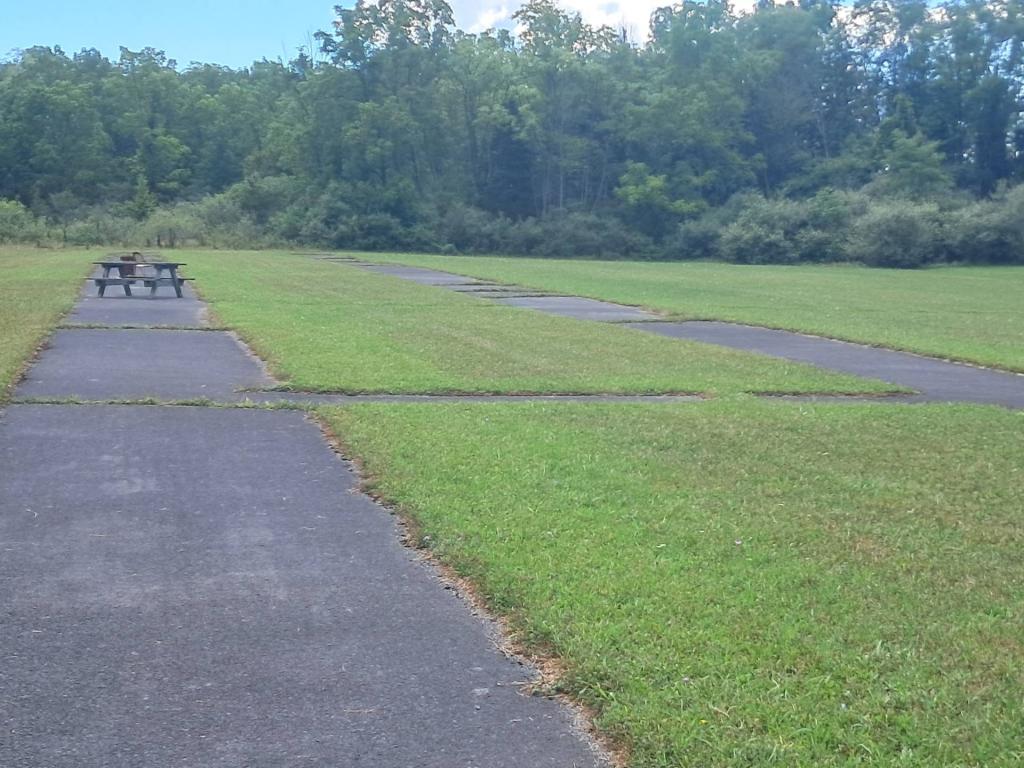 Photo: Old base area with just the old streets remaining Photo: Old base area with just the old streets remaining