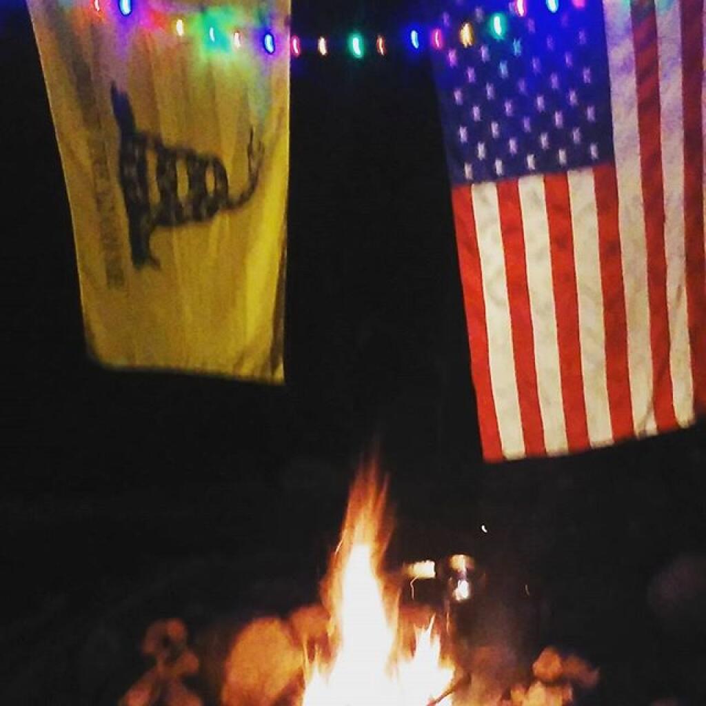 Photo: Last night at camp