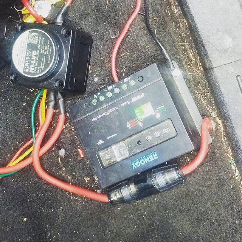 Photo: Solar controller already to use