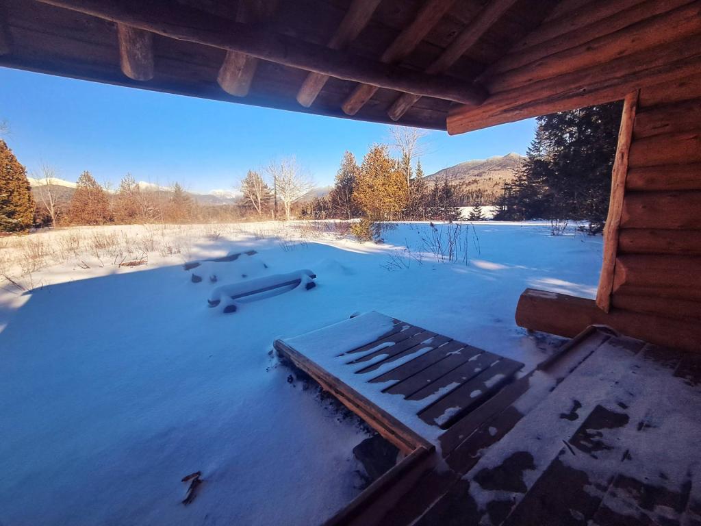 Photo: Inside the Gulf Brook Lean-To