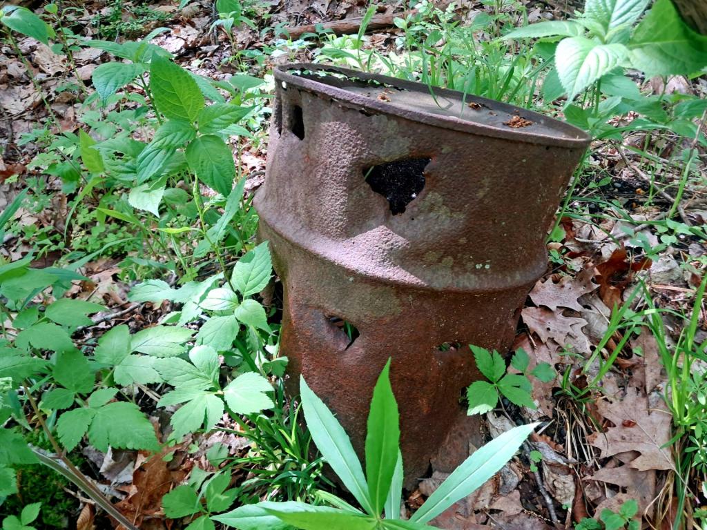 Photo: Burning barrel