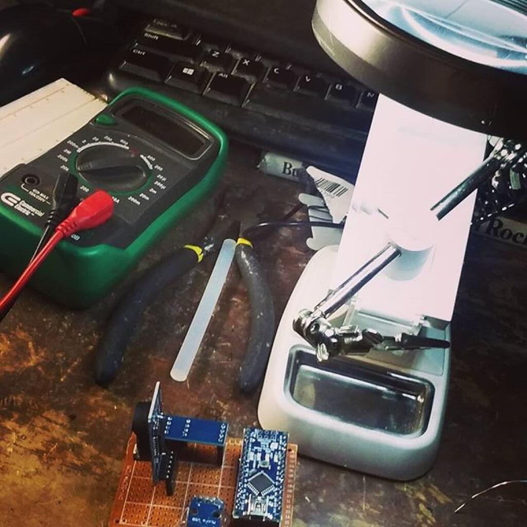 Photo: Building stuff on a Friday night