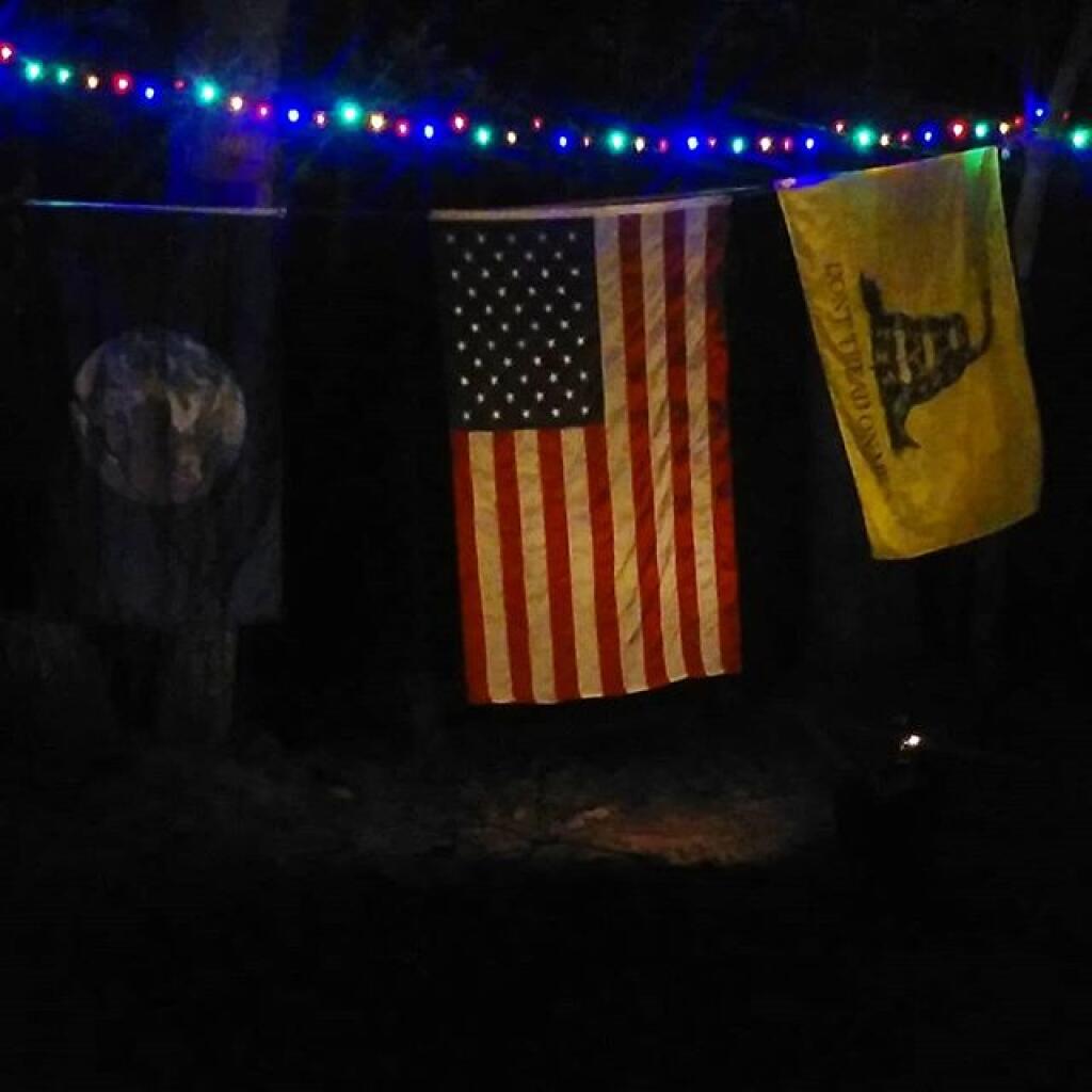 Photo: Power never flickered at my campsite