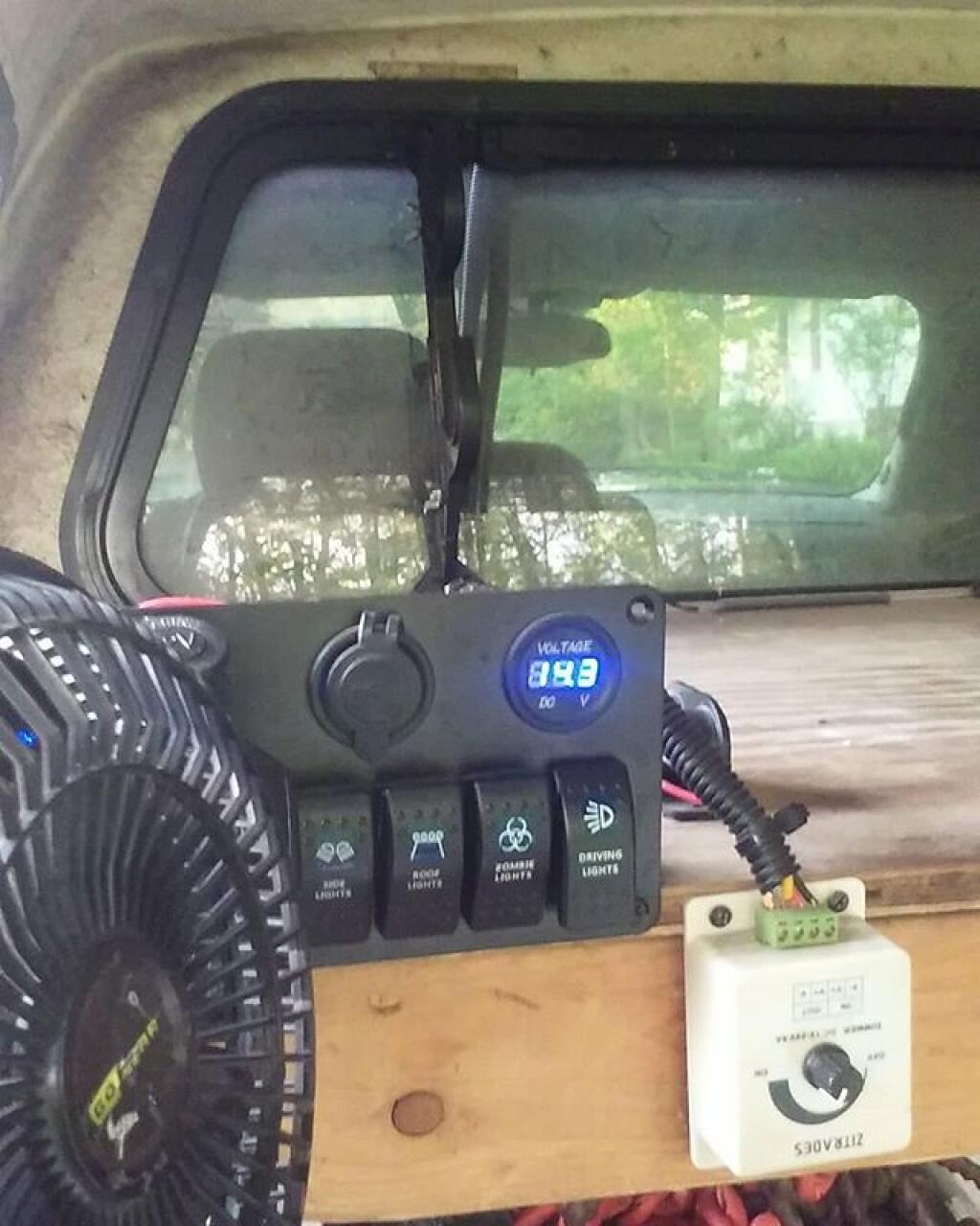 Photo: 14.3 volts and my truck is turned off