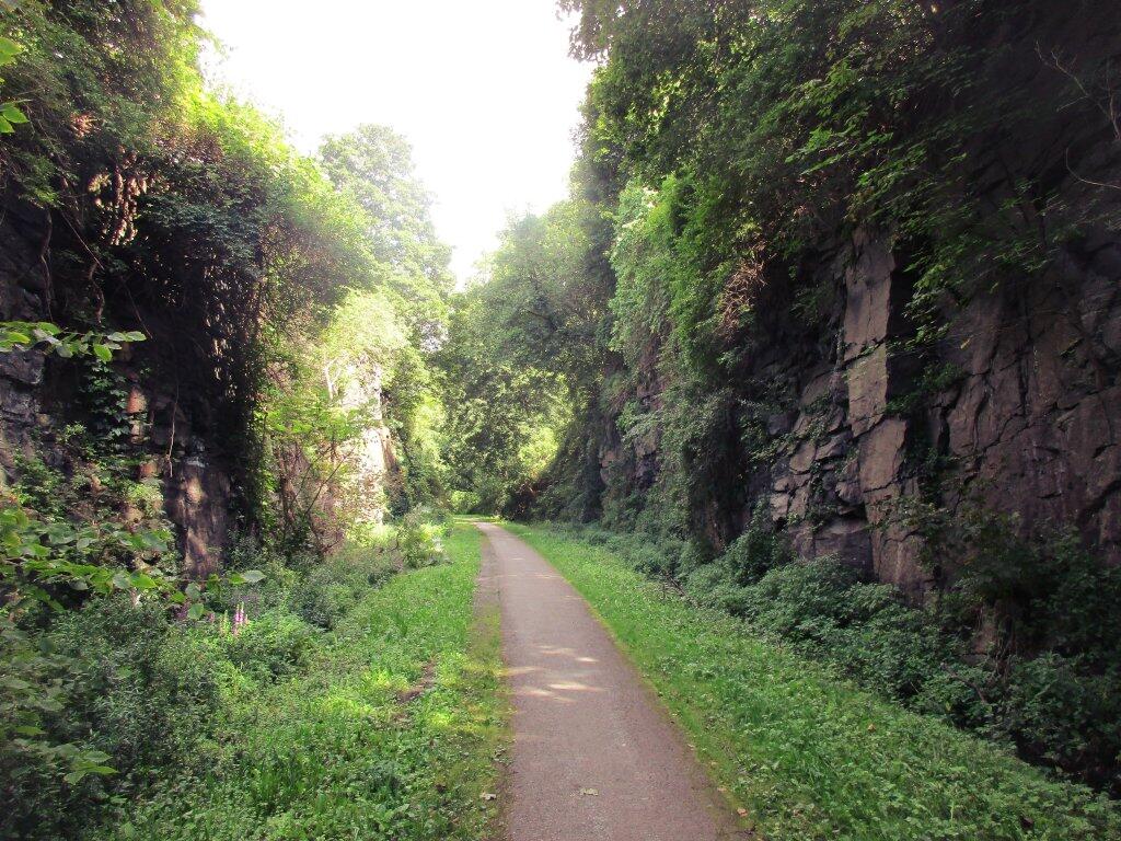 Photo: Canalway Through The Rock Cut
