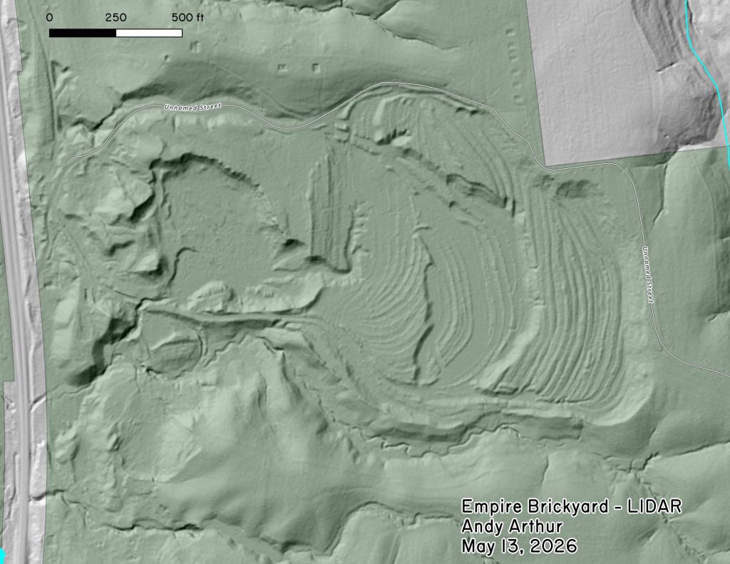 Terrain Map: Empire Brickyards - LIDAR
