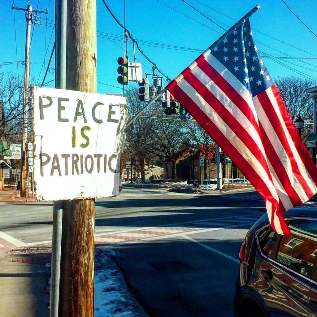 Photo: Peace is Patriotic