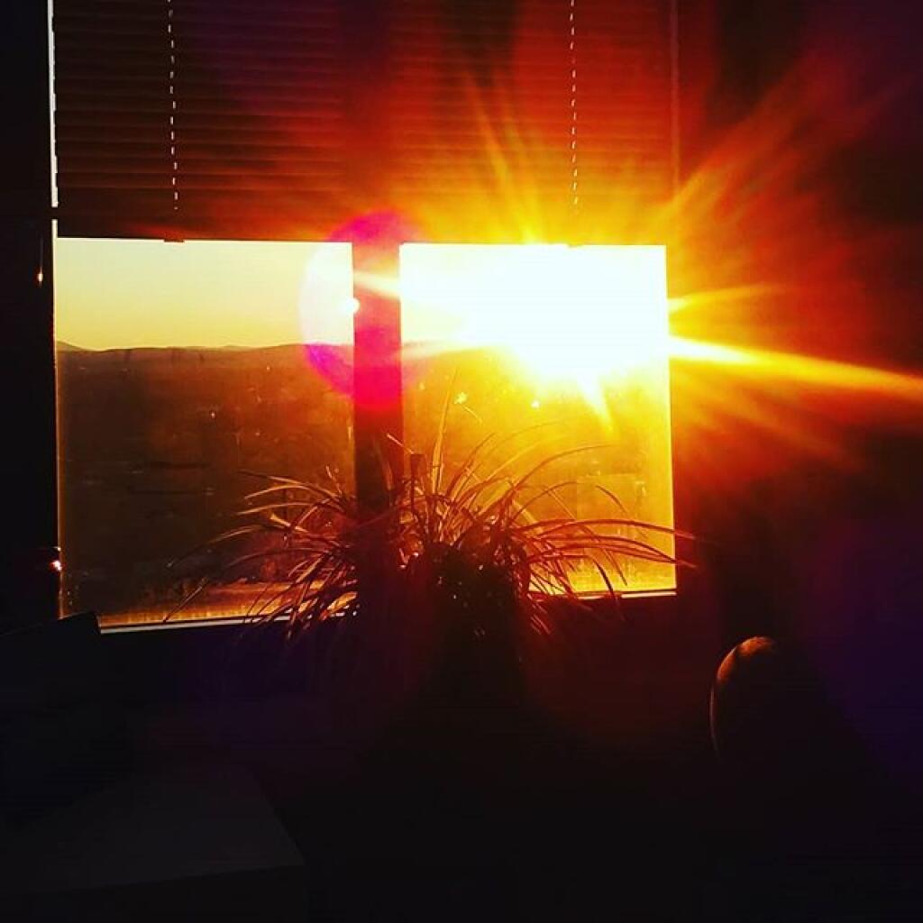 Photo: Fire on the mountain