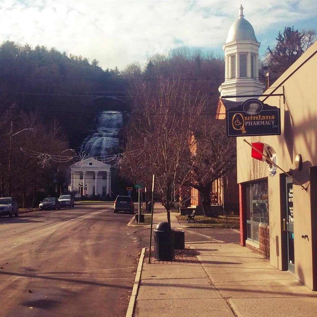 Photo: Earlier today in Montour Falls