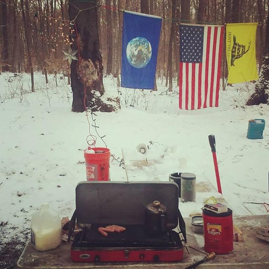 Photo: Breakfast started