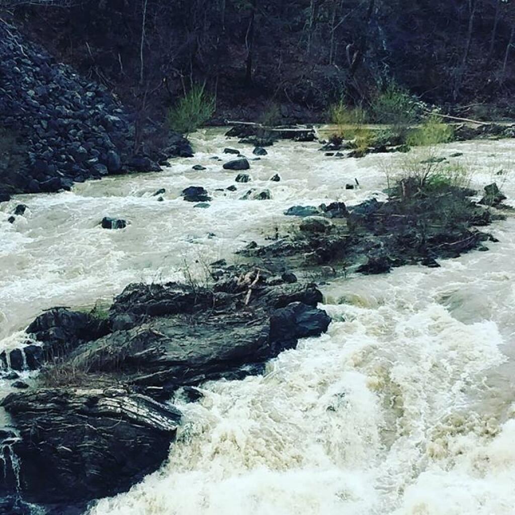 Photo: Fair bit of water coming over the falls